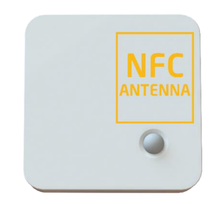 Image showing NFC zone on device